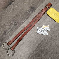 Flat Running Martingale Attachment, buckle *gc, clean, scraped edges, oxidized, loose stitching