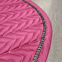 Jumper Saddle Pad, bling piping *vgc, hair, threads
