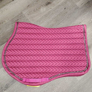 Jumper Saddle Pad, bling piping *vgc, hair, threads