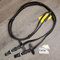 Notched Cotton Web Reins, buckles *vgc, mnr dirt, rubs & faded