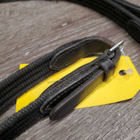 Notched Cotton Web Reins, buckles *vgc, mnr dirt, rubs & faded
