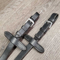 Notched Cotton Web Reins, buckles *vgc, mnr dirt, rubs & faded
