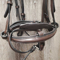 Rsd Padded Monocrown Bridle, Flash, Crank, Rubber Reins *new
