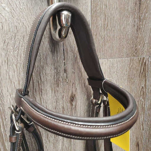 Rsd Padded Monocrown Bridle, Flash, Crank, Rubber Reins *new