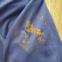 JUNIORS LS Light Fleece T Shirt, 1/4 Zip Up *fair, mnr hairy, v.peeled logos
