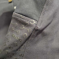 High Waist Sticky Full Seat Breeches *gc, v.rubbed & pilly, undone stitching, thin/holey edges
