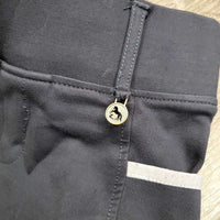 High Waist Sticky Full Seat Breeches *gc, v.rubbed & pilly, undone stitching, thin/holey edges