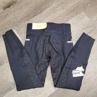 High Waist Sticky Full Seat Breeches *gc, v.rubbed & pilly, undone stitching, thin/holey edges
