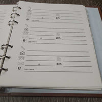 Address Book - Binder *xc, mnr rubs & scratches

