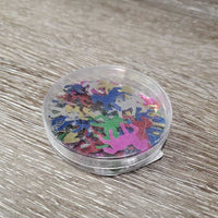 Horse-Shaped Confetti, plastic container *new
