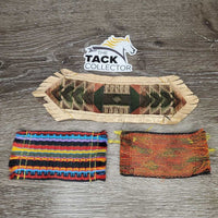 Horse & Rider Set: 1 saddle, 2 saddle pads *vgc, mnr scratches
