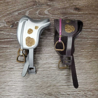 Grand Champion & Breyer Horse Set: English Rider, 2 saddles, 3 Saddle Pads *vgc, clean, mnr scratches
