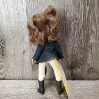 1 Rider Girl Doll, Clothes, Boots *gc, pilly, fuzzy hair, no helmet

