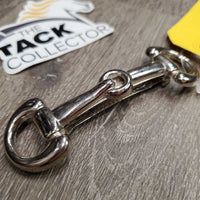 Light Metal Eggbutt Hair Clip *vgc, mnr scratches