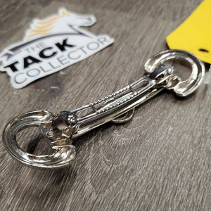 Light Metal Eggbutt Hair Clip *vgc, mnr scratches