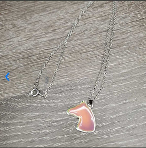 Mood Changing Horse Necklace *xc