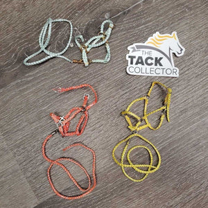 3 Glitter Rope Horse Toy Halters *xc