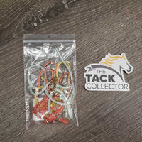 3 Glitter Rope Horse Toy Halters *xc
