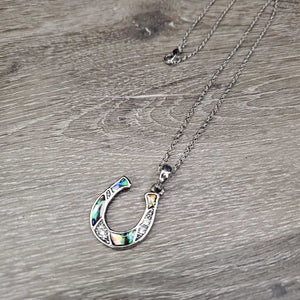 Horse Shoe Necklace, Suede Cowboy Hat Box *vgc, dirty hat