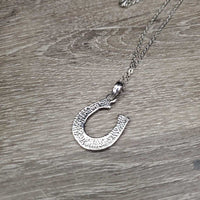 Horse Shoe Necklace, Suede Cowboy Hat Box *vgc, dirty hat