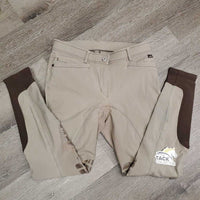 Euroseat Breeches *vgc, mnr pilly lining, fading & undone stitching, discolored seat & legs, seam puckers
