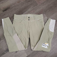 Euroseat Breeches *vgc, mnr undone stitching & stains, seat rubs & pills, seam puckers, discolored/stained seat & legs