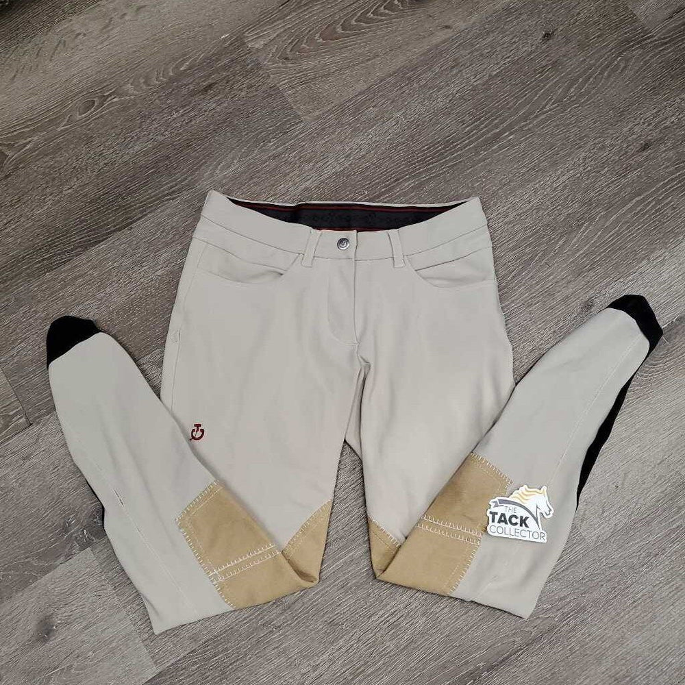 Euroseat Breeches, Knee Patches *gc/vgc, undone seams, stained seat & legs, pulled seat seam, rubs, pills