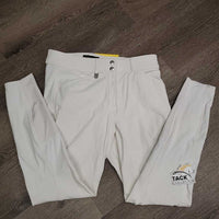 Hvy Euroseat Breeches *gc, seam puckers, dingy, seam rubs & pills, curled lining

