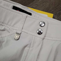 Hvy Euroseat Breeches *gc, seam puckers, dingy, seam rubs & pills, curled lining
