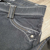 Denim Full Seat Breeches *vgc, older, seam puckers, curled lining , puckers

