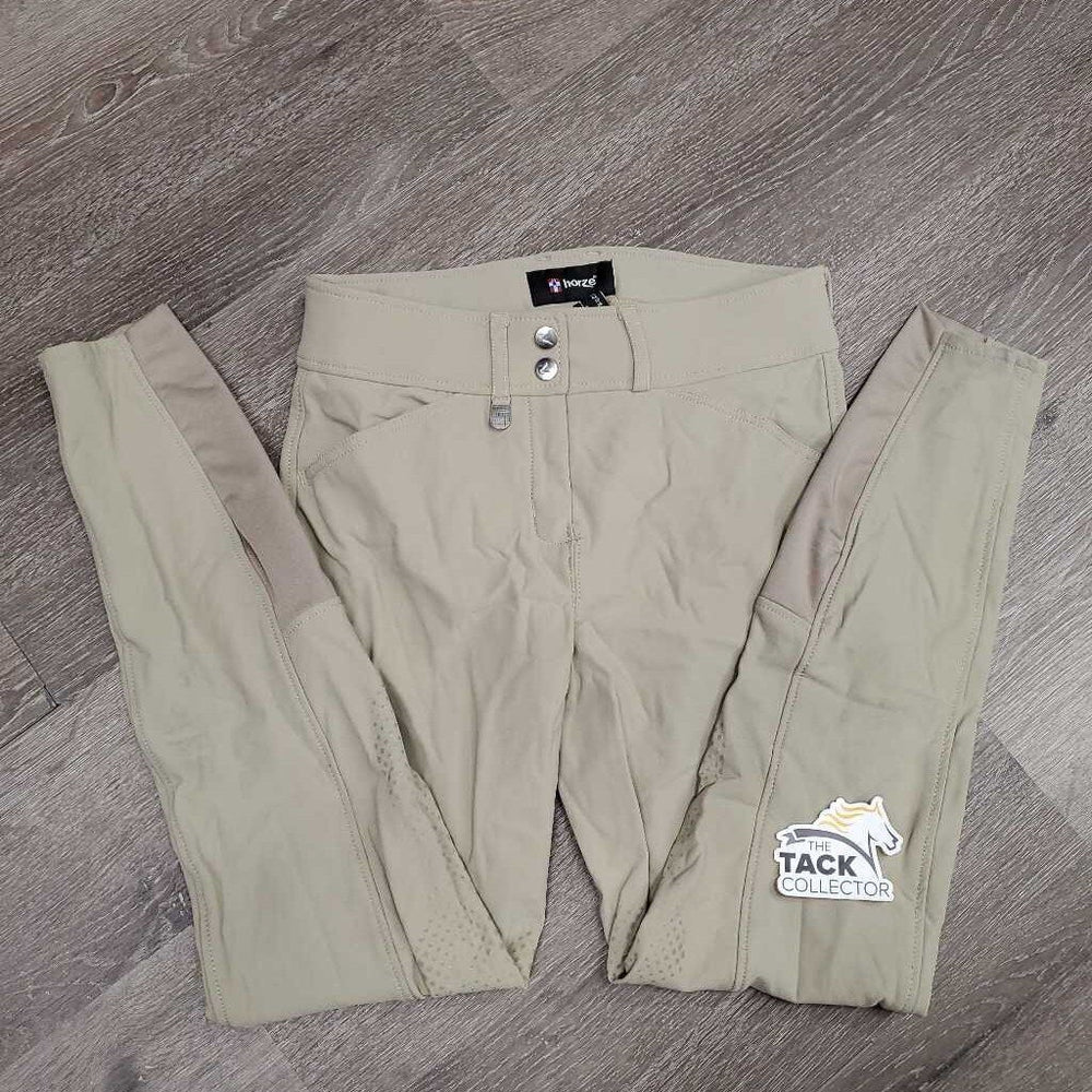Euroseat Breeches *vgc, seam puckers, mnr sticky rubs, stains & curled waist