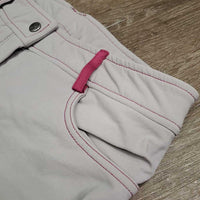 Euroseat Breeches *gc, seam puckers & rubs, puckers, dingy, discolored seat & legs, older