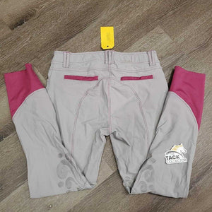 Euroseat Breeches *gc, seam puckers & rubs, puckers, dingy, discolored seat & legs, older