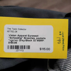 Euroseat "Schooling" Breeches, pockets *vgc/xc