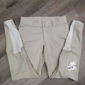 Euroseat Breeches *gc, patches: stiff, discolored, peeling & dry, seam rubs, older?