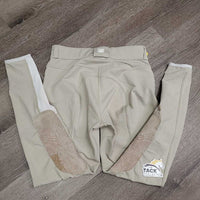 Euroseat Breeches *gc, patches: stiff, discolored, peeling & dry, seam rubs, older?
