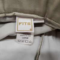Euroseat Breeches *gc, patches: stiff, discolored, peeling & dry, seam rubs, older?