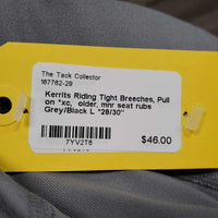 Riding Tight Breeches, Pull on *xc, older, mnr seat rubs

