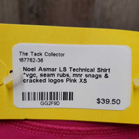 LS Technical Shirt *vgc, seam rubs, mnr snags & cracked logos
