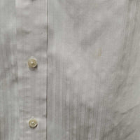 LS Show Shirt, 2 Button Collars *gc, older, stained collar
