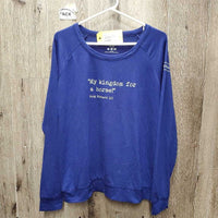 LS Soft T Shirt "My Kingdom For a Horse!" *gc, hairy, mnr rubs