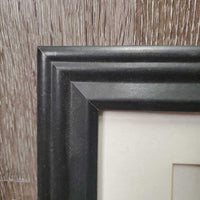 Horse & Rider Pencil Drawing Print by Lesley Bruce "Now Relax", Double Matted, Frame
