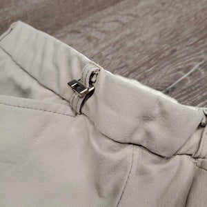 Side Zip Breeches *gc/fair, undone stitching, seam puckers, older, stretched knees