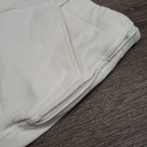 Side Zip Breeches *gc/vgc, older, seam puckers, stains