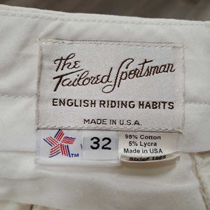 Side Zip Breeches *gc/vgc, older, seam puckers, stains