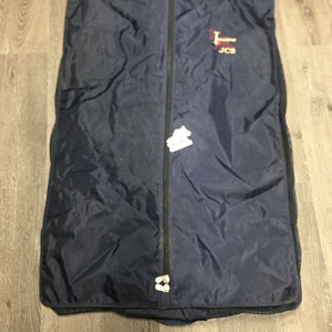 Hvy Duty Nylon & Mesh Garment Bag, Zipper "Ironstone Farm" *gc, clean, mnr stains?marks