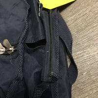 Hvy Duty Nylon & Mesh Garment Bag, Zipper "Ironstone Farm" *gc, clean, mnr stains?marks