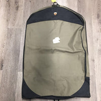 Hvy Garment Bag, Zipper *vgc, mnr stains, discolored tabs, older