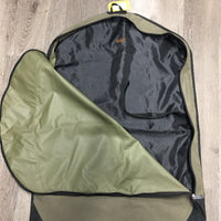 Hvy Garment Bag, Zipper *vgc, mnr stains, discolored tabs, older
