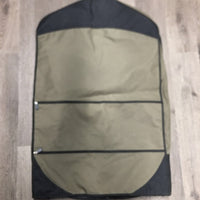 Hvy Garment Bag, Zipper *vgc, mnr stains, discolored tabs, older